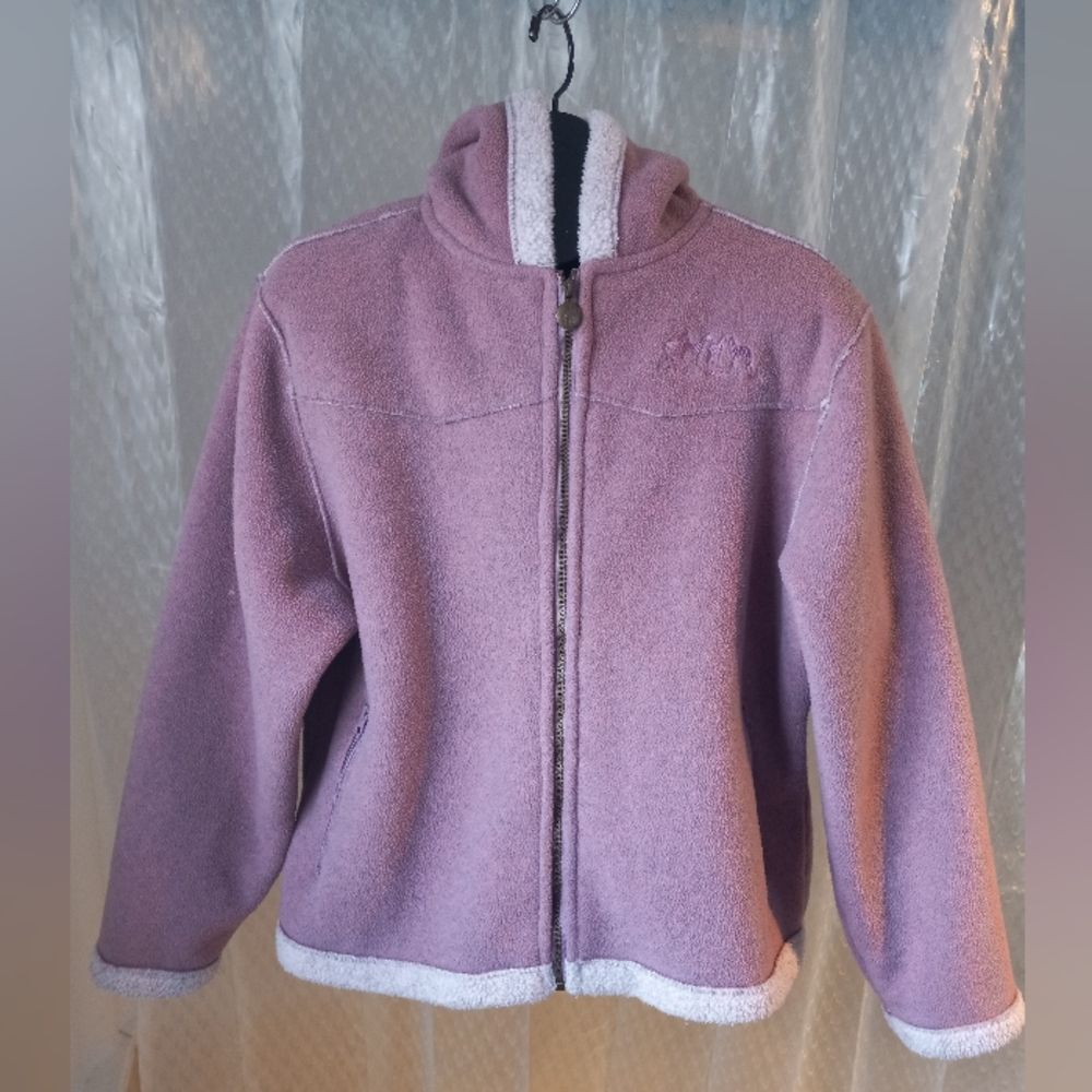 Outback Trading Co. Full Zip Fleece Pink Size XL